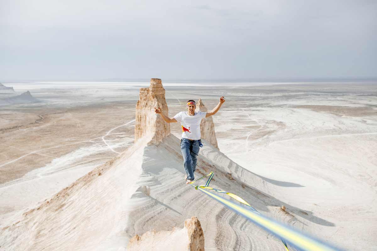 Slackline Jaan Roose, Kasachstan